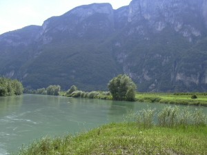 Foto 2 - Confluenza del Noce nell'Adige