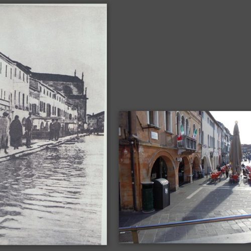 Piazza Ferretto alluvionata